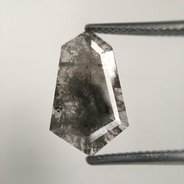 2.46 Ct Fancy Grey color Natural Shield Shape loose Diamond, 14.80 mm X 9.07 mm X 1.80 mm Polished Diamond best for engagement  SJ05/10
