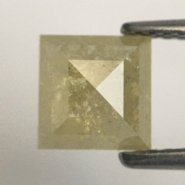 Genuine 1.24 Ct Natural Yellow Color Square Shape Natural Loose Diamond, 8.74 mm x 6.30 mm X 3.20 mm Diamond perfect for Jewelry SJ05/20