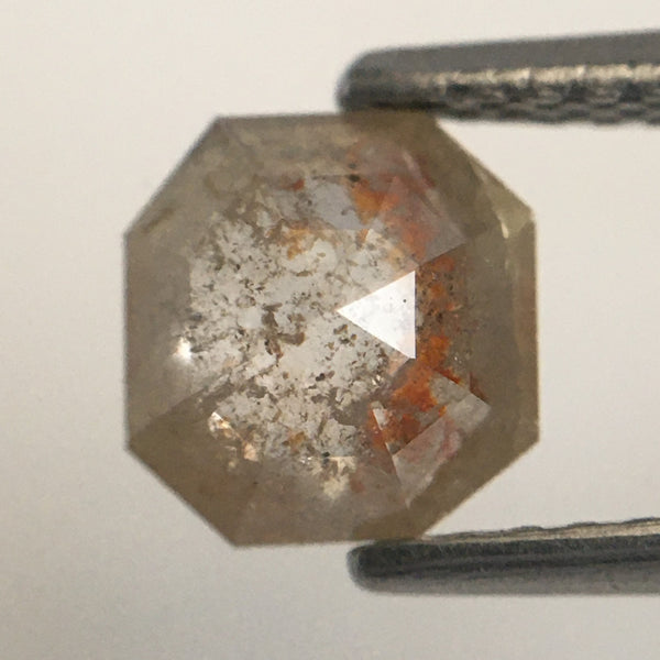 Fancy Brown Color 1.01 Ct Fancy shape Natural Loose Diamond 6.01 mm X 6.27 mm X 3.00 mm Excellent Diamond quality Use for Jewelry SJ05/23