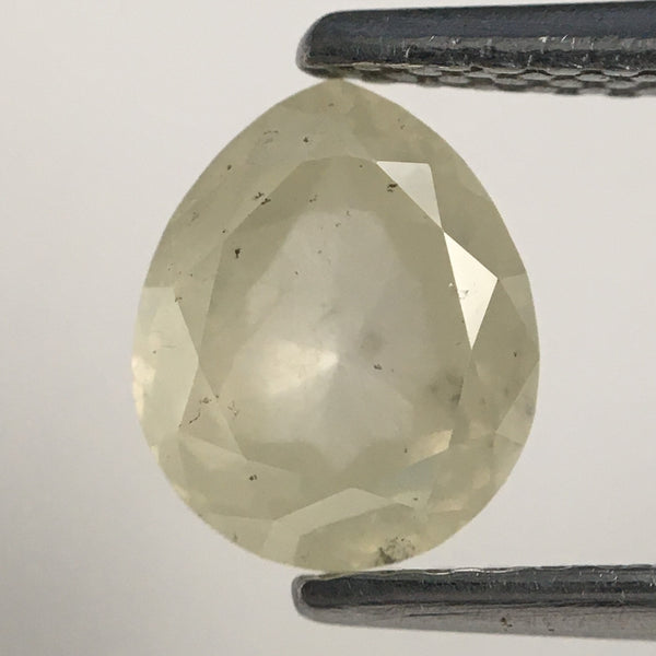 1.31 Ct Natural Loose Diamond Pear Shape Fancy Color 7.27 mm x 5.93 mm x 3.63 mm Pear Shape Rose Cut i3 Clarity Natural Diamond SJ71/60