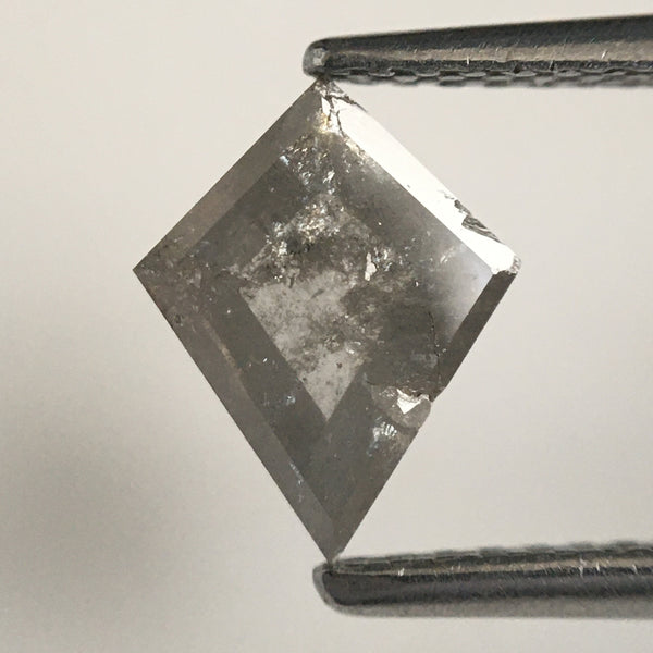 0.91 Ct Natural Loose Diamond Kite Shape, 8.50 mm x 6.77 mm x 2.69 mm Fancy Grey Color Geometric shape natural diamond for Jewelry SJ70/46