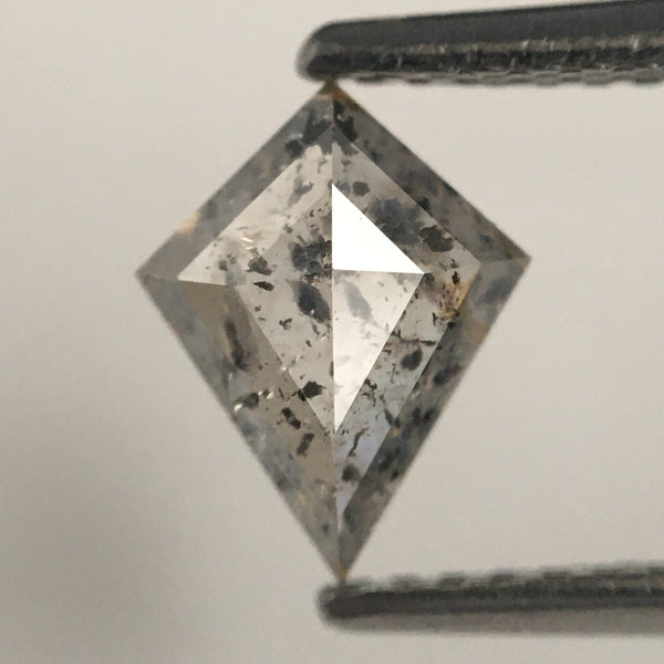 0.67 Ct Natural Loose Diamond Kite Shape Salt and Pepper, 8.06 mm x 6.30 mm x 2.41 mm Geometric shape natural diamond for Jewelry SJ70/55
