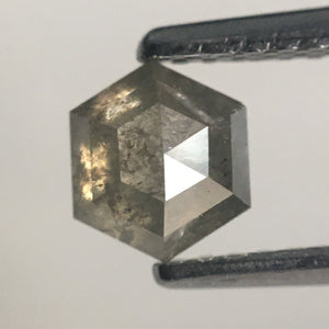 0.63 Ct Hexagon Shape Natural Loose Diamond 5.36 mm X 4.62 mm X 3.13 mm, Fancy Color Hexagon Shape Natural loose diamond SJ01/26