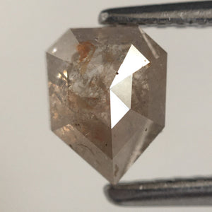 0.92 Ct Fancy Grey Brown Shield Shape Diamond, 6.49 mm X 4.92 mm X 3.28 mm Geometric shape Natural Diamond Use for Jewelry SJ10/14