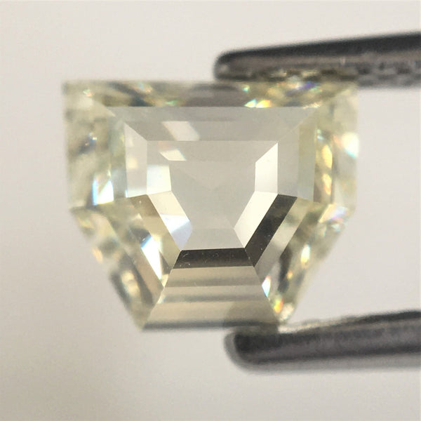 1.15 Ct Trapezoid Shape Natural Loose Diamond M Color SI-2 Clarity, 5.47 mm x 6.46 mm x 3.21 mm Faint Yellow Color Geometric Diamond SJ39/59