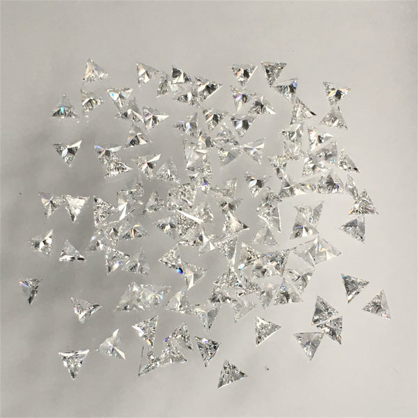 3.00 mm Triangle Shape Natural Loose Diamond, G/H Color VS Clarity Near Colorless Triangle Cut Diamond SJ-Tristock3