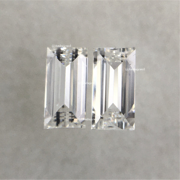 4 x 2 mm Straight Baguettes Shape Natural Loose Diamond, G/H VS/VVS Rectangular Shaped Diamond, 100% Natural Loose Diamond SJStock-Baguette2