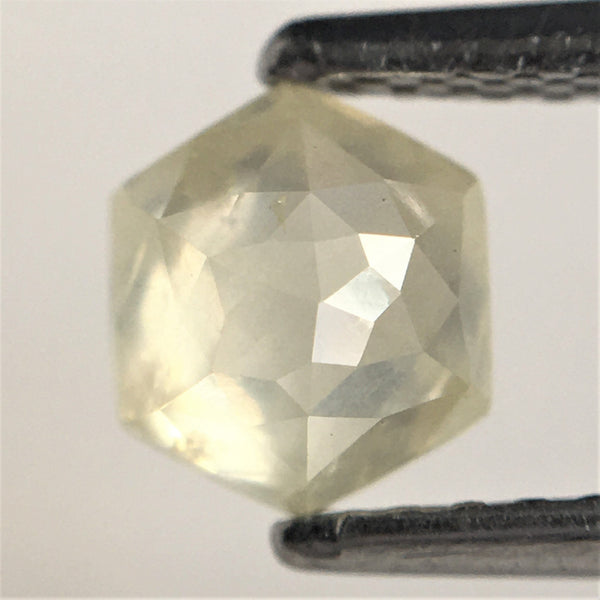 0.70 Ct Hexagon Shape Natural Loose Diamond 5.62 mm x 4.87 mm x 2.87 mm Fancy Color Hexagon Shape Diamond Use for Jewelry making SJ73/55