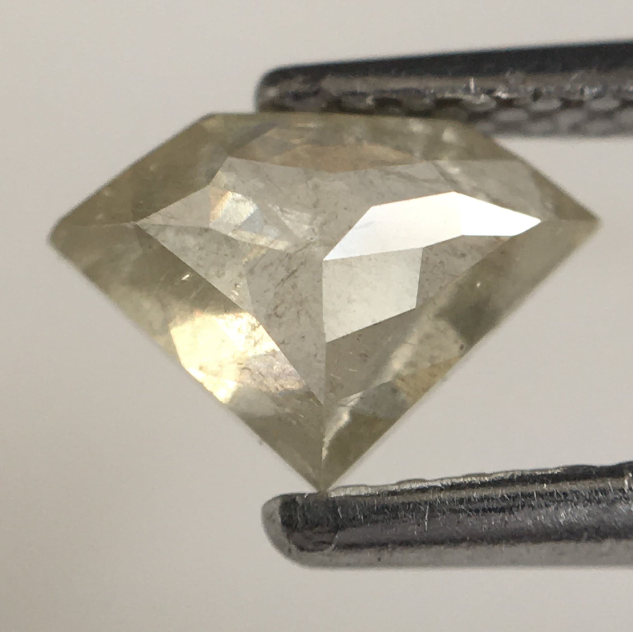 0.63 Ct Shield Shape Natural Loose Diamond, 4.92 mm x 7.21 mm x 2.44 mm Fancy Color Antique Shape Natural Rustic Diamond SJ73/62