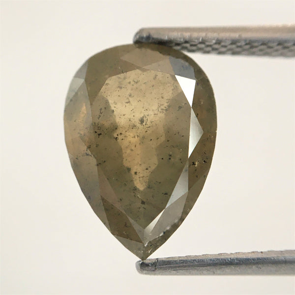 2.52 Ct Pear Shape Full Cut Natural Loose Diamond, 11.06 mm x 7.85 mm x 3.71 mm Fancy Color Pear Shape Natural Loose Diamond SJ55/08