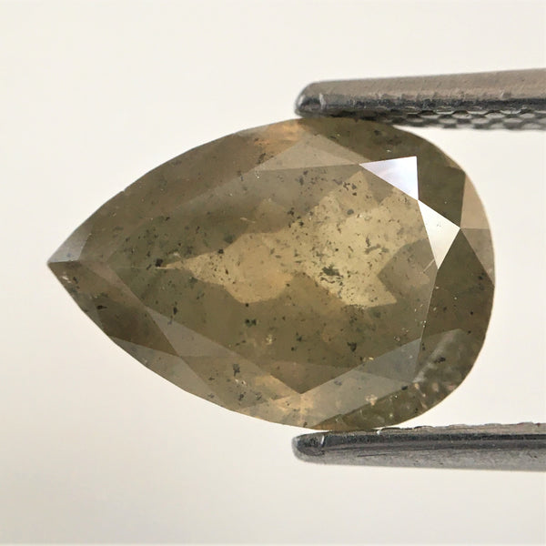 2.52 Ct Pear Shape Full Cut Natural Loose Diamond, 11.06 mm x 7.85 mm x 3.71 mm Fancy Color Pear Shape Natural Loose Diamond SJ55/08
