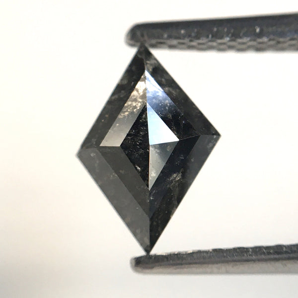 0.83 Ct 8.40 mm X 5.90 mm Fancy Black Grey Color geometric shape Natural Loose Diamond, Kite Shape Black grey Diamond Use For Sale SJ20/03