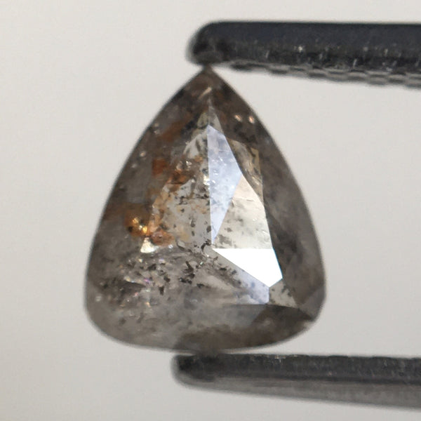 0.54 Ct Pear Cut Natural Loose Diamond Fancy Grey Color 6.00 mm X 5.10 mm x 2.20 mm, Fancy Brown (tint) Pear Natural Loose Diamond SJ23/07