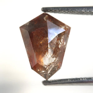 2.18 Ct Natural Loose Diamond Shield Shape 12.30 mm X 9.45 mm Fancy reddish Brown Geometric shape Diamond, Fancy Brown Diamond SJ19/02