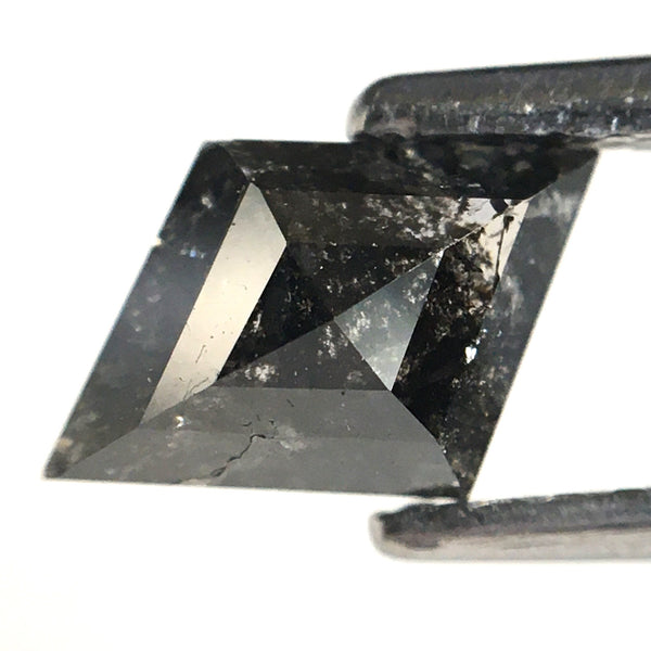 0.83 Ct 8.40 mm X 5.90 mm Fancy Black Grey Color geometric shape Natural Loose Diamond, Kite Shape Black grey Diamond Use For Sale SJ20/03