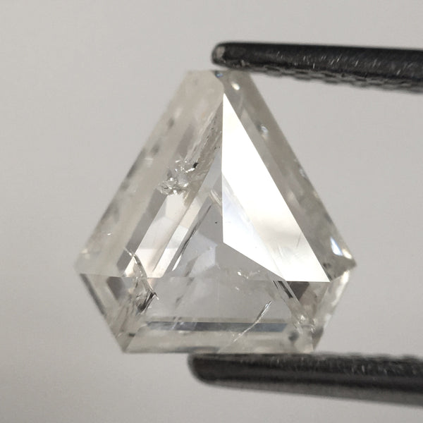 1.40 Ct Antique Shape White Color Natural Loose Diamond, 7.84 mm x 7.84 mm x 2.89 mm Shield shape Natural Loose Diamond SJ82-10