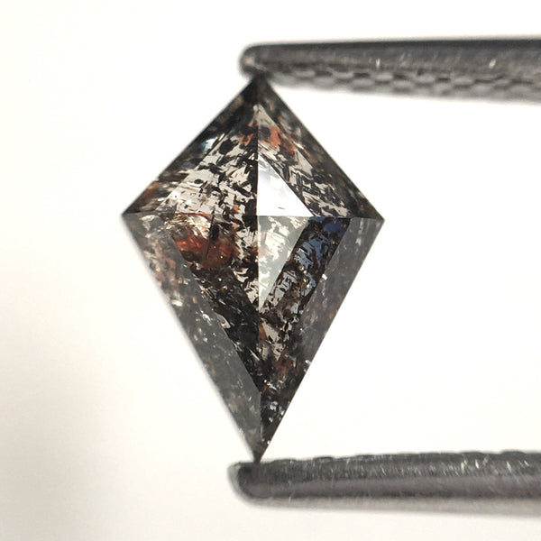 0.78 Ct Kite Shape Natural Loose Diamond Salt and Pepper, 7.80 x 5.27 x 3.22 mm Kite shape Gray and Black Natural Loose Diamond SJ82-15