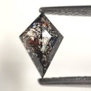 0.78 Ct Kite Shape Natural Loose Diamond Salt and Pepper, 7.80 x 5.27 x 3.22 mm Kite shape Gray and Black Natural Loose Diamond SJ82-15