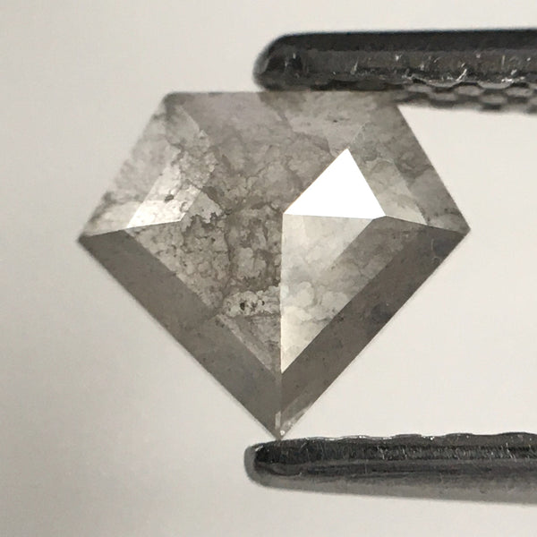 0.56 Ct Shield Shape Natural Loose Diamond, 5.61 mm x 6.31 mm x 2.04 mm Fancy Shape Salt and Pepper Natural Loose Diamond for ring SJ83-52