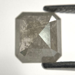 1.44 Ct Emerald Shape Gray Color Natural Loose Diamond, 7.11 x 6.43 x 3.12 mm Natural Emerald Shape loose Diamond, SJ86-11