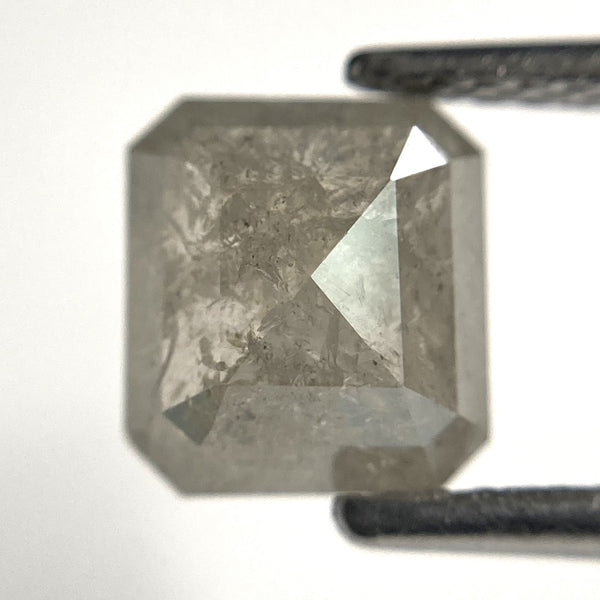 1.44 Ct Emerald Shape Gray Color Natural Loose Diamond, 7.11 x 6.43 x 3.12 mm Natural Emerald Shape loose Diamond, SJ86-11