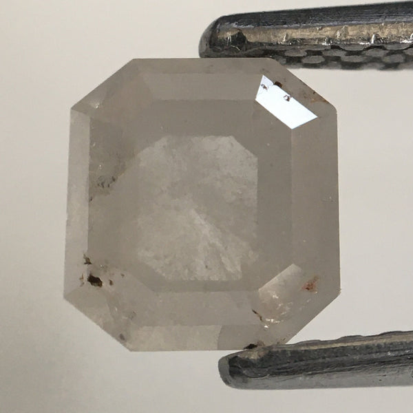 0.97 Ct Emerald Shape Gray color Natural Diamond, 5.83 mm x 5.46 mm x 2.94 mm Natural Loose Diamond, Emerald Cut Diamond, SJ76-165