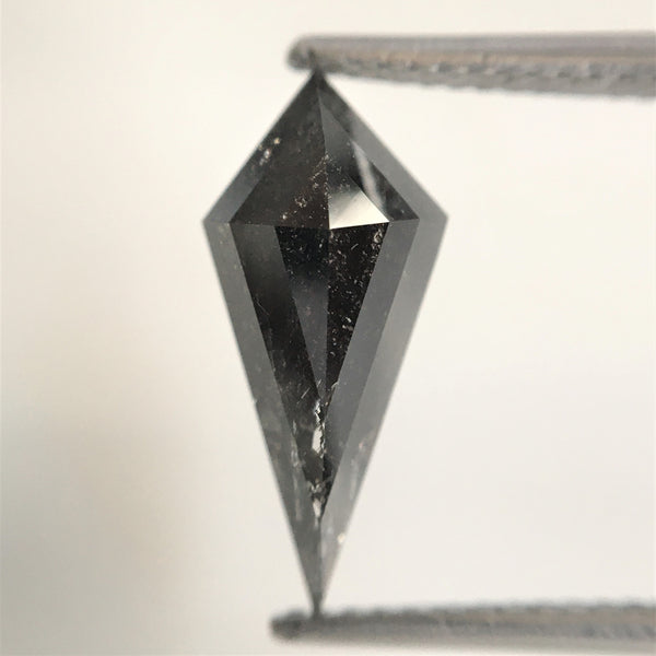 2.36 Ct Natural loose diamond Kite Shape Salt and Pepper, 14.78 mm x 6.74 mm x 4.33 mm Kite shape natural diamond, SJ76-66