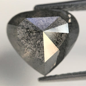3.51 Ct Pear Shape natural loose diamond, salt and pepper diamond, 9.16 mm x 9.98 mm x 5.24 mm Full-cut pear shape natural diamond SJ76-70