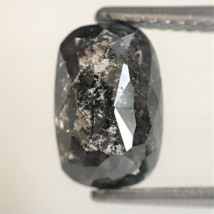 2.40 Ct Natural loose diamond Oval Shape Salt and Pepper, 9.20 mm x 6.14 mm x 4.12 mm Full Rose-Cut Oval shape natural diamond, SJ76-73