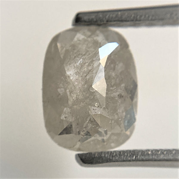 1.19 Carat Oval Cut 7.97 mm x 6.03 mm x 2.46 mm Fancy Gray Color Natural Loose Diamond, Natural Faceted Loose Diamond SJ91/50