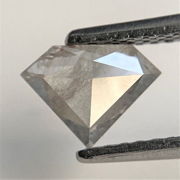 0.55 Ct Shield shape Natural Loose Diamond Black Salt and Pepper,5.47 mm x 7.44 mm  x 2.00 mm Fancy Black Shield Shape Loose Diamond SJ91-90