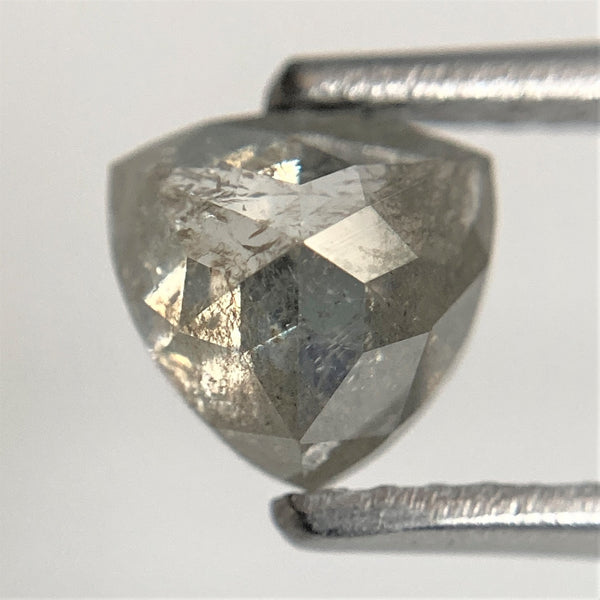 1.09 Ct Triangle Shape Natural Loose Diamond Dark Gray Color 6.26 mm x 6.12 mm x 3.71 mm, Polished Diamond for rings SJ91/104