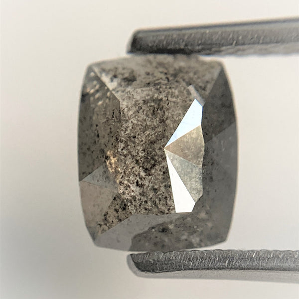1.03 Ct Oval Shape Dark Gray Natural Loose Diamond, 7.20 mm x 5.87 mm x 2.42 mm Grey Oval Shape Rose Cut Natural Loose Diamond SJ91/46