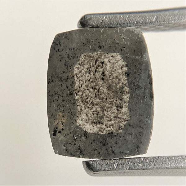 1.03 Ct Oval Shape Dark Gray Natural Loose Diamond, 7.20 mm x 5.87 mm x 2.42 mm Grey Oval Shape Rose Cut Natural Loose Diamond SJ91/46