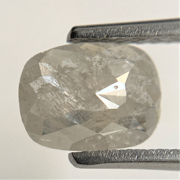 1.19 Carat Oval Cut 7.97 mm x 6.03 mm x 2.46 mm Fancy Gray Color Natural Loose Diamond, Natural Faceted Loose Diamond SJ91/50