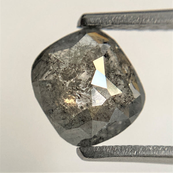1.22 Carat Oval Cut 7.13 mm x 6.42 mm x 2.66 mm Fancy Gray Color Natural Loose Diamond, Natural Faceted Loose Diamond SJ91/51