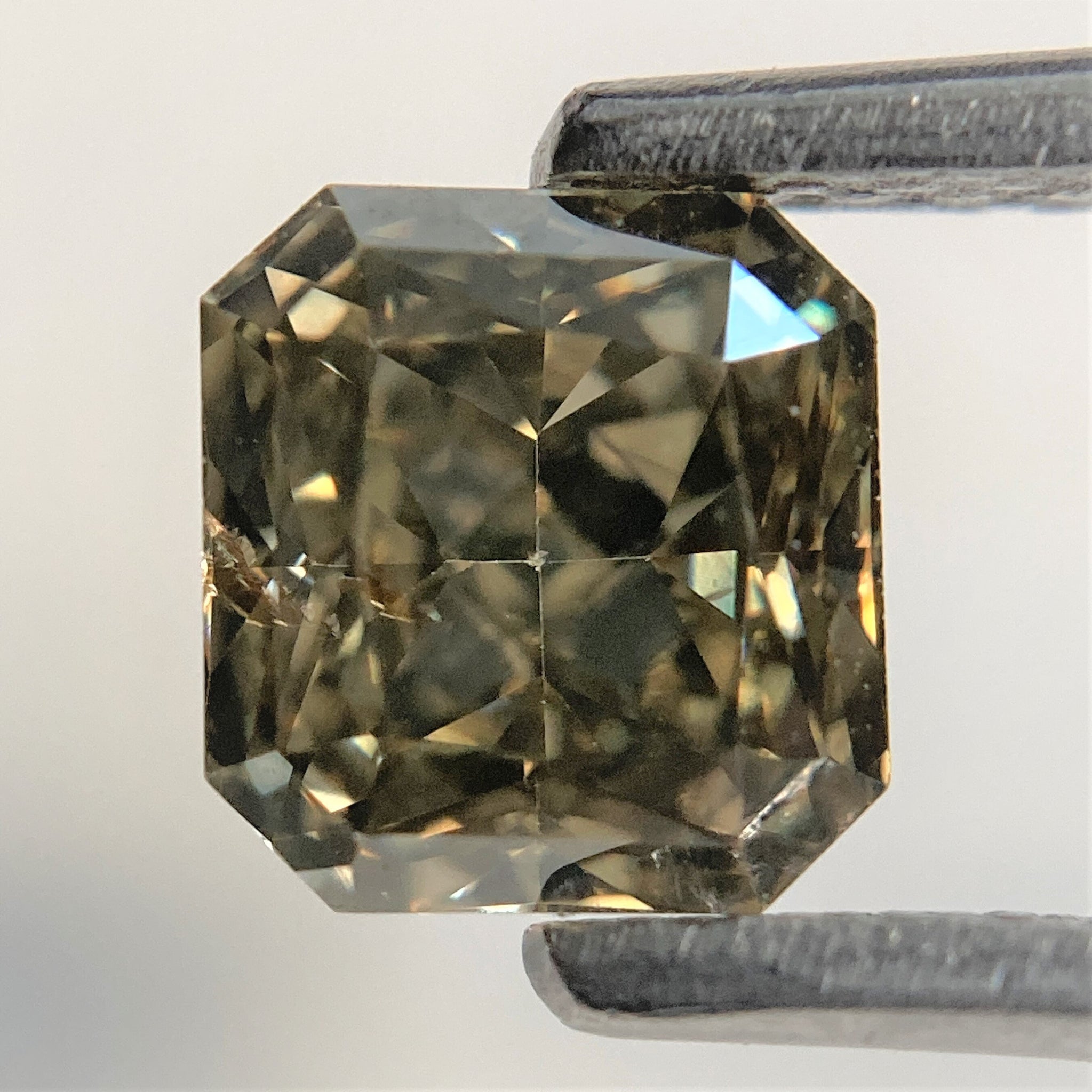 1.01 Ct Radiant Shape Fancy Color Natural Diamond, 5.61 mm x 4.30 mm x 3.52 mm Natural Loose Diamond, Radiant Cut Diamond, SJ92-09