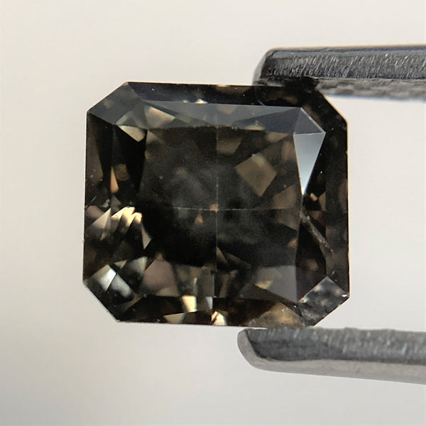 1.37 Ct Radiant Shape Fancy Color Natural Diamond, 5.98 mm x 5.57 mm x 4.25 mm Natural Loose Diamond, Radiant Cut Diamond, SJ92-07