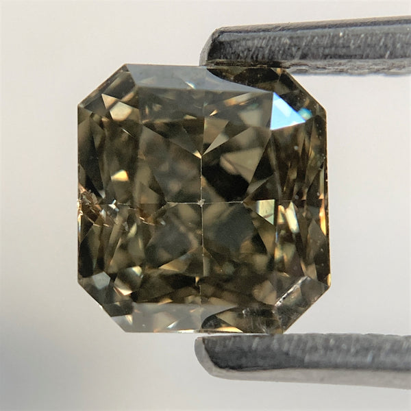 1.01 Ct Radiant Shape Fancy Color Natural Diamond, 5.61 mm x 4.30 mm x 3.52 mm Natural Loose Diamond, Radiant Cut Diamond, SJ92-09
