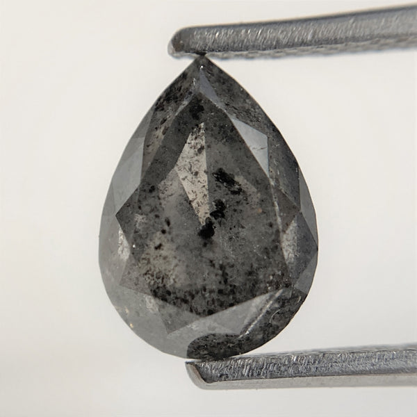 2.26 Ct Fancy Grey Black Pear shape Natural Loose Diamond, 9.15 mm x 6.66 mm x 4.93 mm Pear Cut Superb Quality Diamond SJ90/43