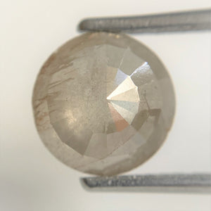 2.15 Ct Grey Round Shape Rose cut Loose Natural Diamonds, 8.51 mm x 3.60 mm Rose cut Round Shape Natural Loose Diamond low price SJ9058