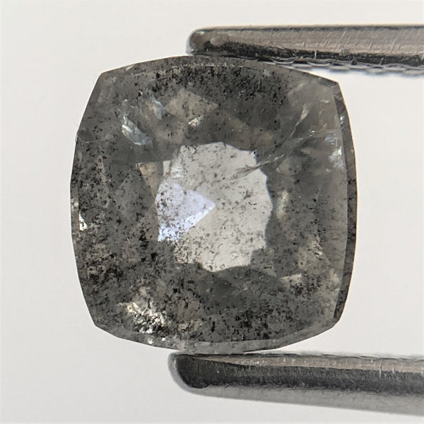 1.26 Ct Cushion Shape Loose Diamond, 6.43 mm x 6.20 mm x 3.27 mm Fancy Shape Rose cut Natural Diamond For Solitaire Ring SJ93/21
