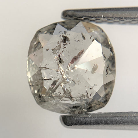 0.97 Ct Cushion Shape Loose Diamond, 6.36 mm x 6.02 mm x 2.56 mm Fancy Shape Rose cut Natural Diamond For Solitaire Ring SJ93/24