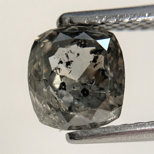 1.26 Ct Cushion Shape Loose Diamond, 6.17 mm x 5.72 mm x 3.80 mm Fancy Shape Rose cut Natural Diamond For Solitaire Ring SJ93/27