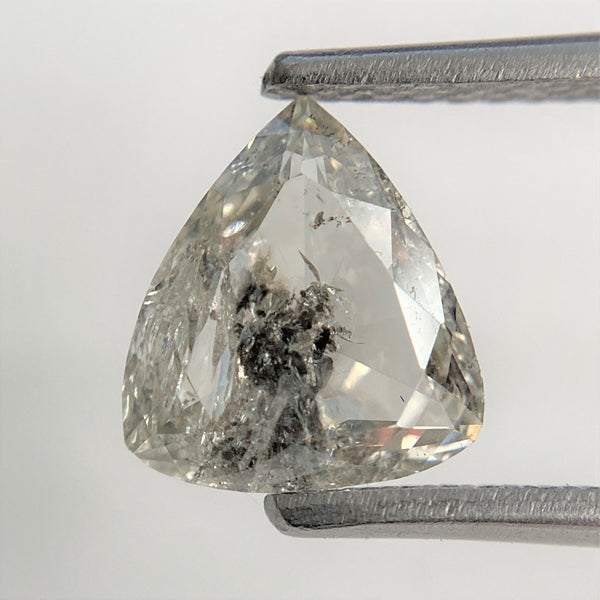 1.15 Ct Triangle Shape White Natural Loose Diamond, 8.19 mm x 7.34 mm x 2.64 mm Triangle Shape Rose Cut Diamond SJ93/43