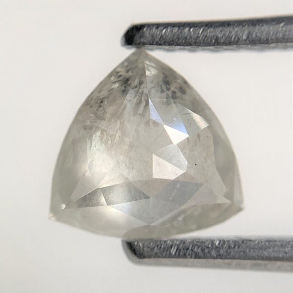 1.06 Carat 6.68 mm x 6.66 mm x 3.10 mm Natural Fancy Grey color Triangle Shape loose Diamond, Polished Diamond best for engagement  SJ93/77