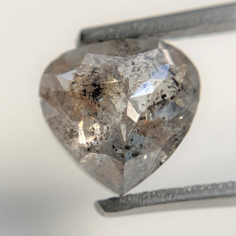 2.08 Ct Fancy Grey Black Pear shape Natural Loose Diamond, 7.47 mm x 7.72 mm x 4.07 mm Pear Cut Superb Quality Diamond SJ90/45