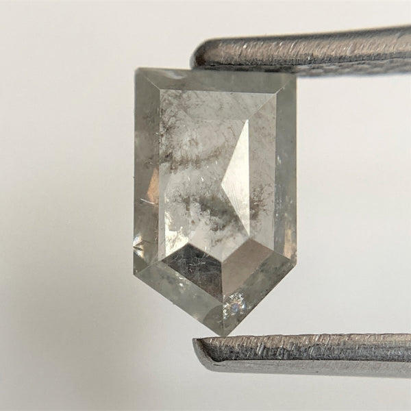 Genuine 0.70 Ct Fancy Grey Color Pentagon shape Natural Loose Diamond, 7.10 mm x 4.32 mm x 2.22 mm diamond Use for Jewelry making SJ94/23