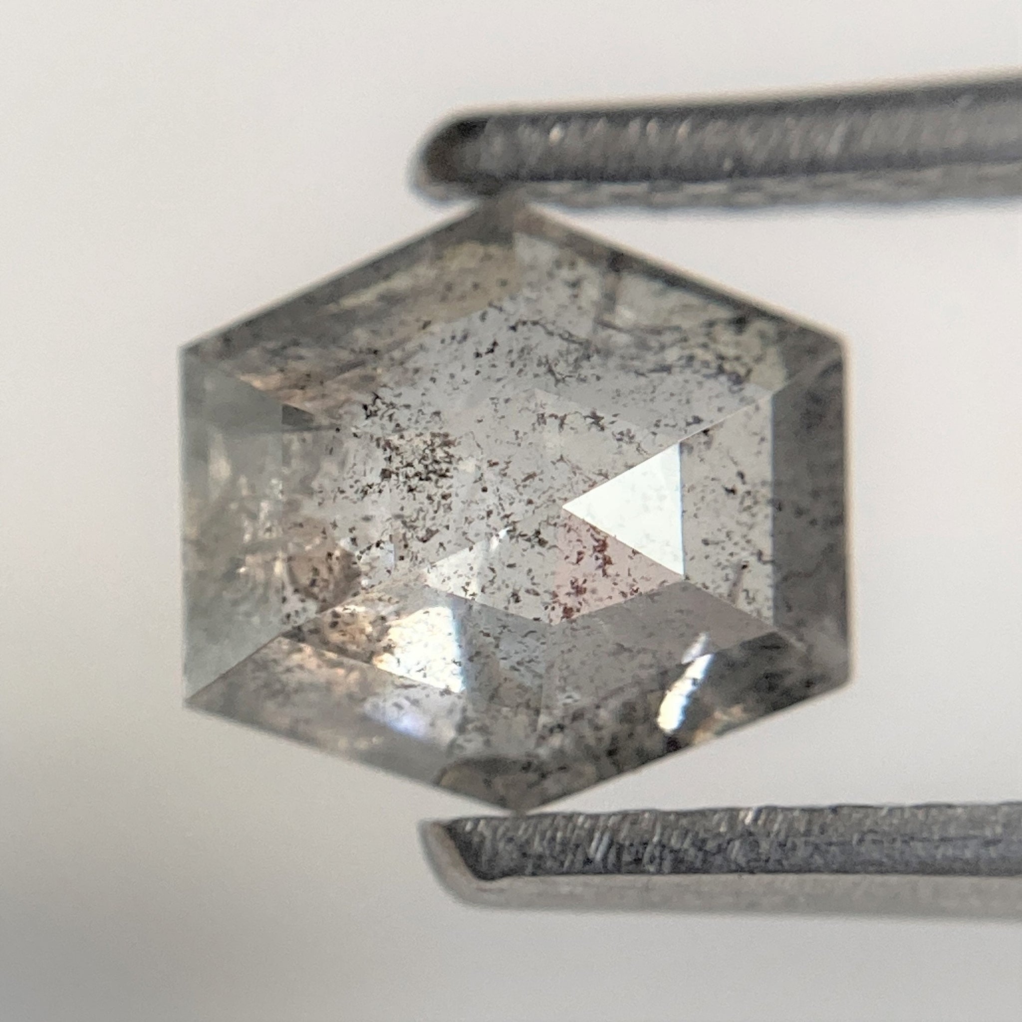 1.02 Ct Natural Loose Diamond Elongated Hexagon Shape Fancy Color 6.18 mm x 6.60 mm x 2.93 mm Natural Hexagon Diamond SJ94/32