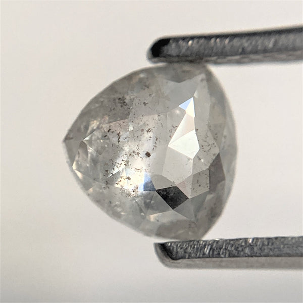 0.88 Carat 6.07 mm x 6.21 mm x 2.63 mm Natural Fancy Grey color Triangle Shape loose Diamond, Polished Diamond best for engagement  SJ94/34